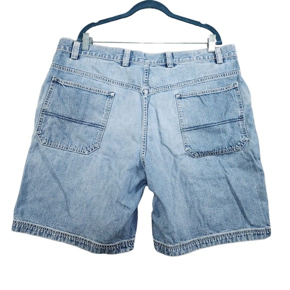 Lands End Men's Denim Bermuda Shorts Size 40 Regular 8" inseam Work Shorts - Picture 2 of 5